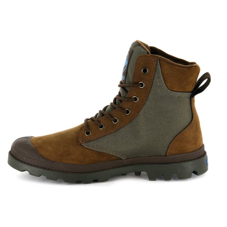 Pánské Boty Palladium Pampa Sportovní Cuff WPN Hnědé | CZ YNR-16T